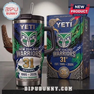New Zealand Warriors 31st Anniversary Stanley Tumbler 40oz