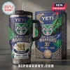 New Zealand Warriors 31st Anniversary Stanley Tumbler 40oz with team logo, tribal patterns, and green, blue, and gold colors.