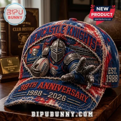 Newcastle Knights 38th Anniversary 1988-2026 Cap
