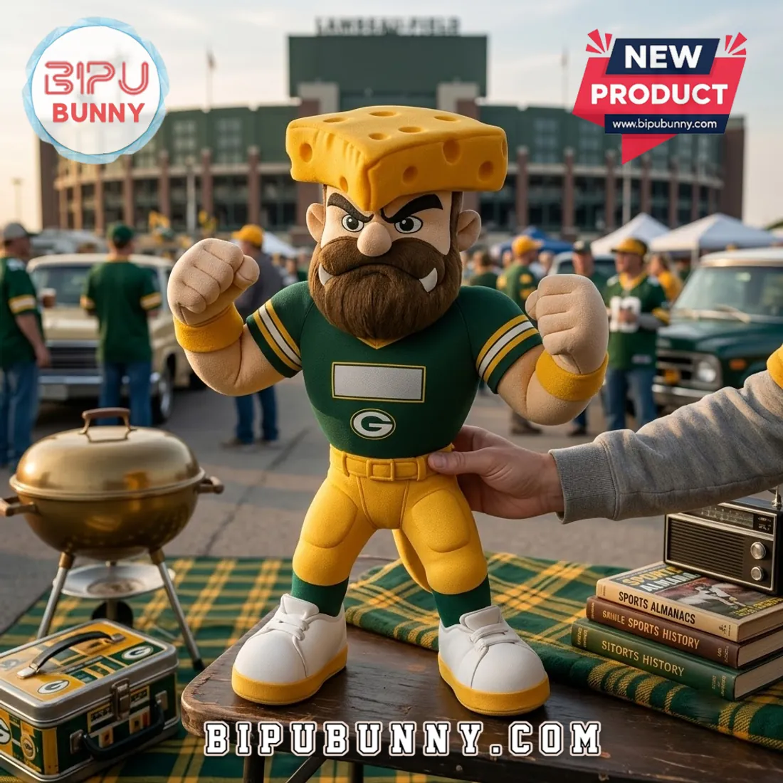 NFL Green Bay Packers Mascot Plush Doll NFL Green Bay Packers Mascot Plush Doll