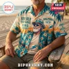 NFL Miami Dolphins Beach Hawaiian shirt featuring palm trees, beach sunset graphics, and Too Old To Care text.