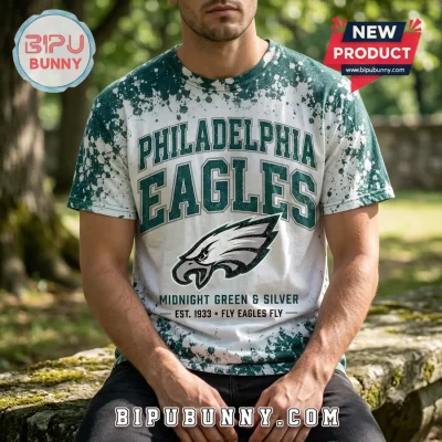 NFL Philadelphia Eagles Bleach Wash T-Shirt