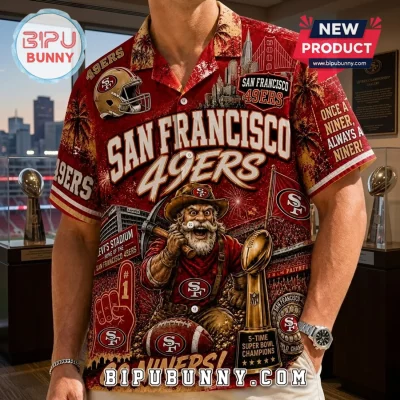 NFL San Francisco 49ers Mascot Hawaiian Shirt