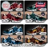 NFL Team Native Spirit Air Max Running Shoes featuring team logos, eagle feather patterns, and athletic cushioned soles.