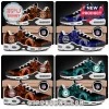 NFL Team Native Spirit Air Max Running Shoes featuring team logos, eagle feather patterns, and cushioned white soles.