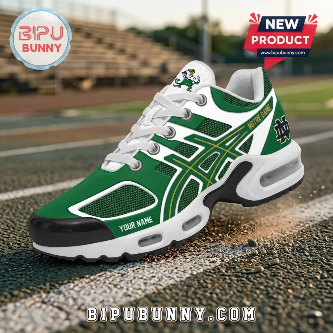Notre Dame Fighting Irish Green Air Max Plus Sneakers Notre Dame Fighting Irish Green Air Max Plus Sneakers