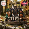 Notre Dame Fighting Irish Halloween Countdown Calendar featuring a leprechaun statue, spooky castle, ghosts, and blocks.