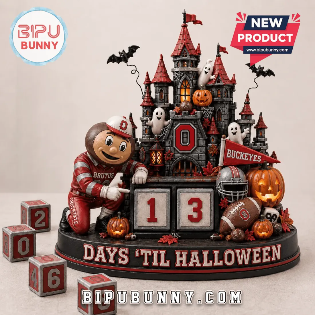 Ohio State Buckeyes Halloween Haunted Castle Countdown Calendar Ohio State Buckeyes Halloween Haunted Castle Countdown Calendar