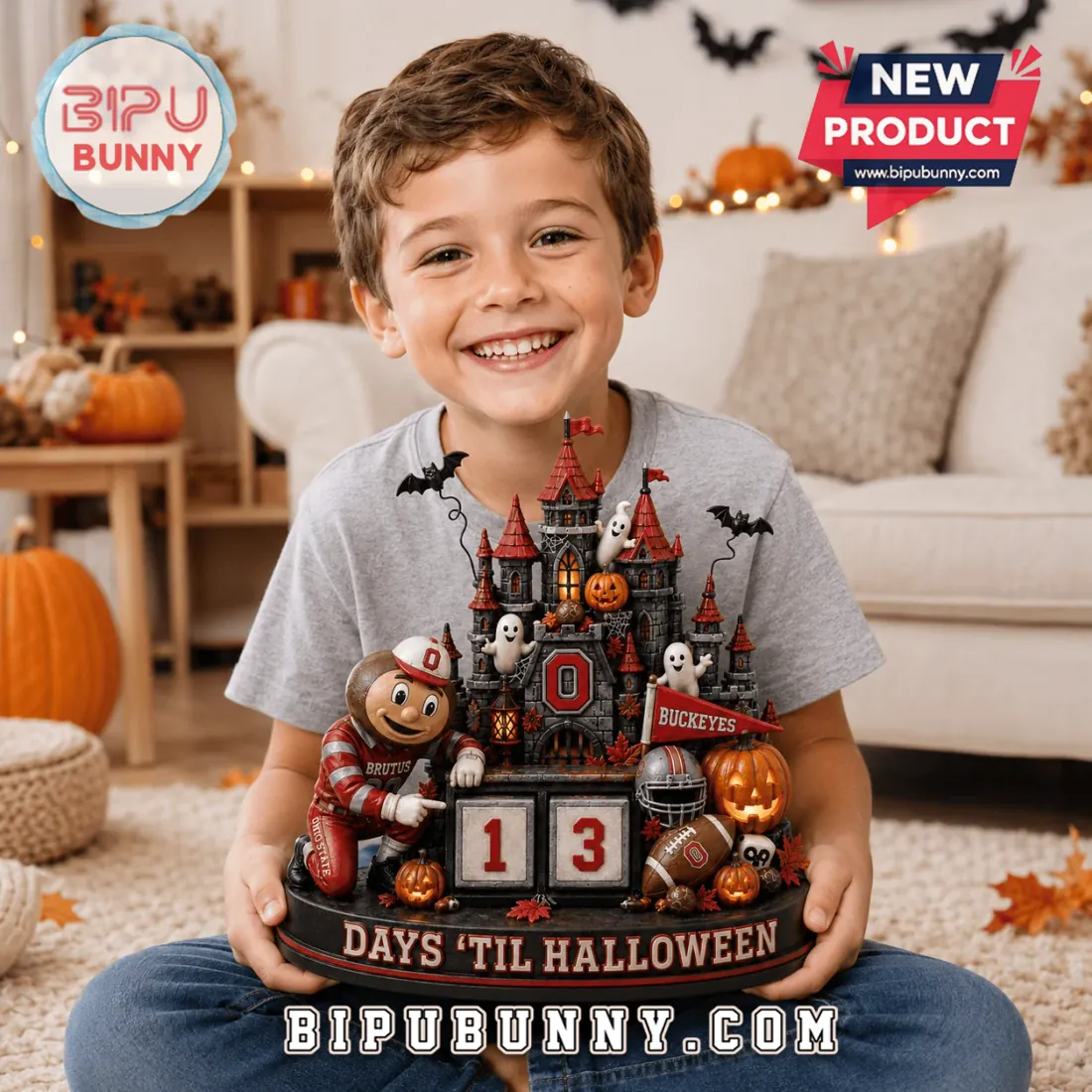 Ohio State Buckeyes Halloween Haunted Castle Countdown Calendar Ohio State Buckeyes Halloween Haunted Castle Countdown Calendar
