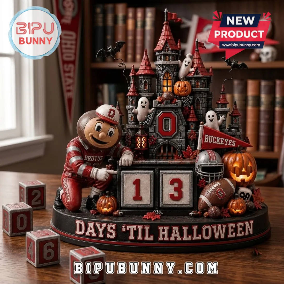 Ohio State Buckeyes Halloween Haunted Castle Countdown Calendar Ohio State Buckeyes Halloween Haunted Castle Countdown Calendar