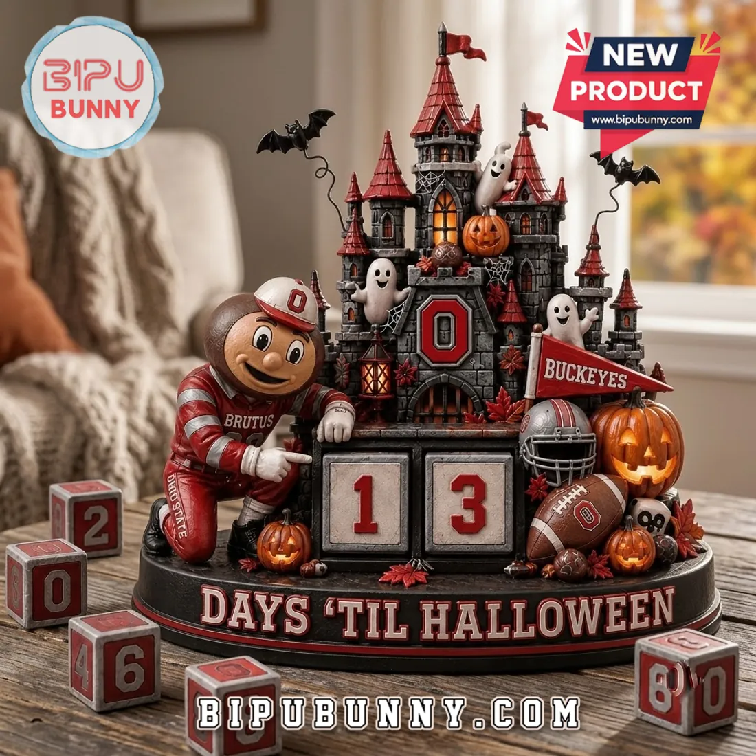 Ohio State Buckeyes Halloween Haunted Castle Countdown Calendar Ohio State Buckeyes Halloween Haunted Castle Countdown Calendar