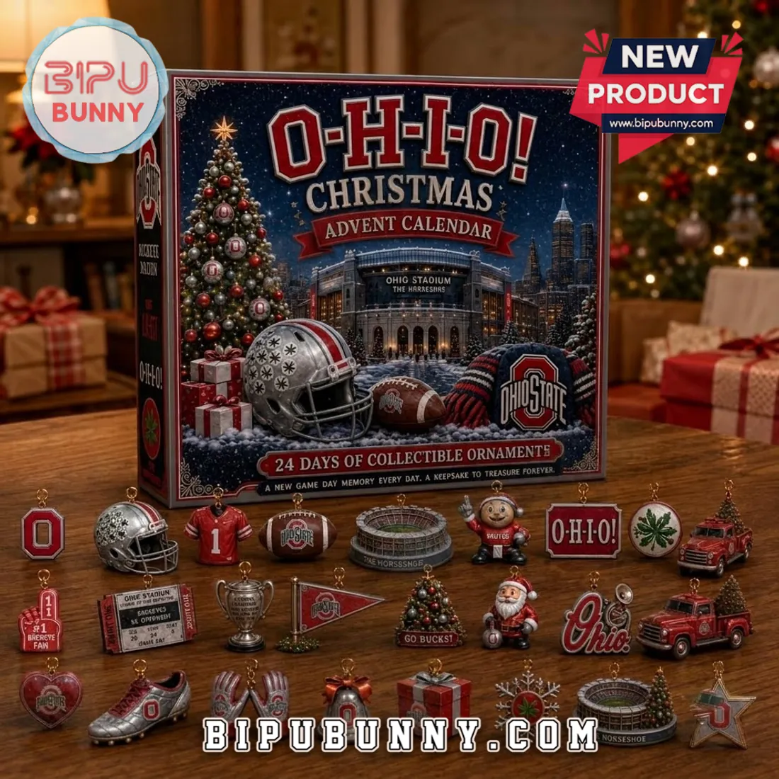 Ohio State Buckeyes NCAA Christmas Advent Calendar 2026 Ohio State Buckeyes NCAA Christmas Advent Calendar 2026