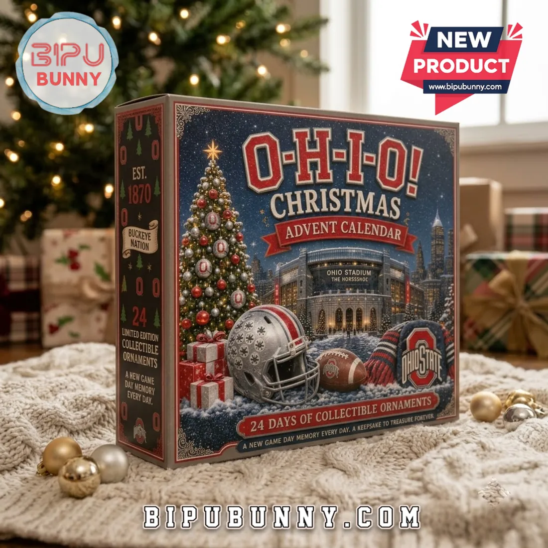 Ohio State Buckeyes NCAA Christmas Advent Calendar 2026 Ohio State Buckeyes NCAA Christmas Advent Calendar 2026