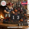 Ole Miss Rebels Halloween Countdown Calendar features a Colonel Reb figure next to a gothic castle with orange pumpkins.