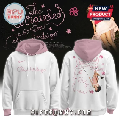 Olivia Rodrigo The Unraveled Tour 2026 Pink Hoodie