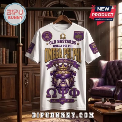 Omega Psi Phi Old Bastards Lifetime Member Shirt