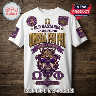 Omega Psi Phi Old Bastards Lifetime Member Shirt