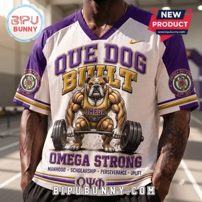 Omega Psi Phi Que Dog Built Weightlifting Shirt