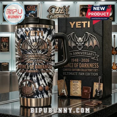 Ozzy Osbourne 78th Anniversary Handle Tumbler 40oz