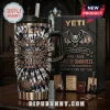 Ozzy Osbourne 78th Anniversary Handle Tumbler 40oz featuring a black and white tie-dye pattern, bat graphic, and metal box.