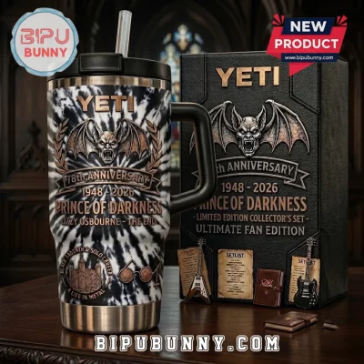 Ozzy Osbourne 78th Anniversary Handle Tumbler 40oz