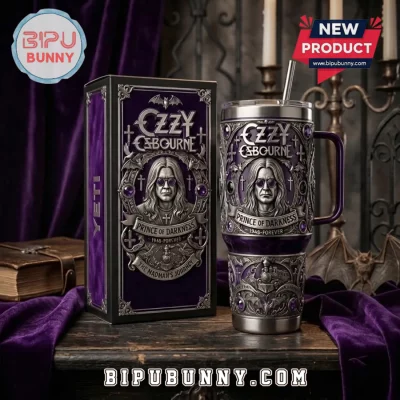 Ozzy Osbourne Prince of Darkness Embossed Stanley Tumbler