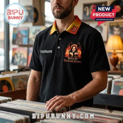Ozzy Osbourne Prince of Darkness Personalized Polo Shirt