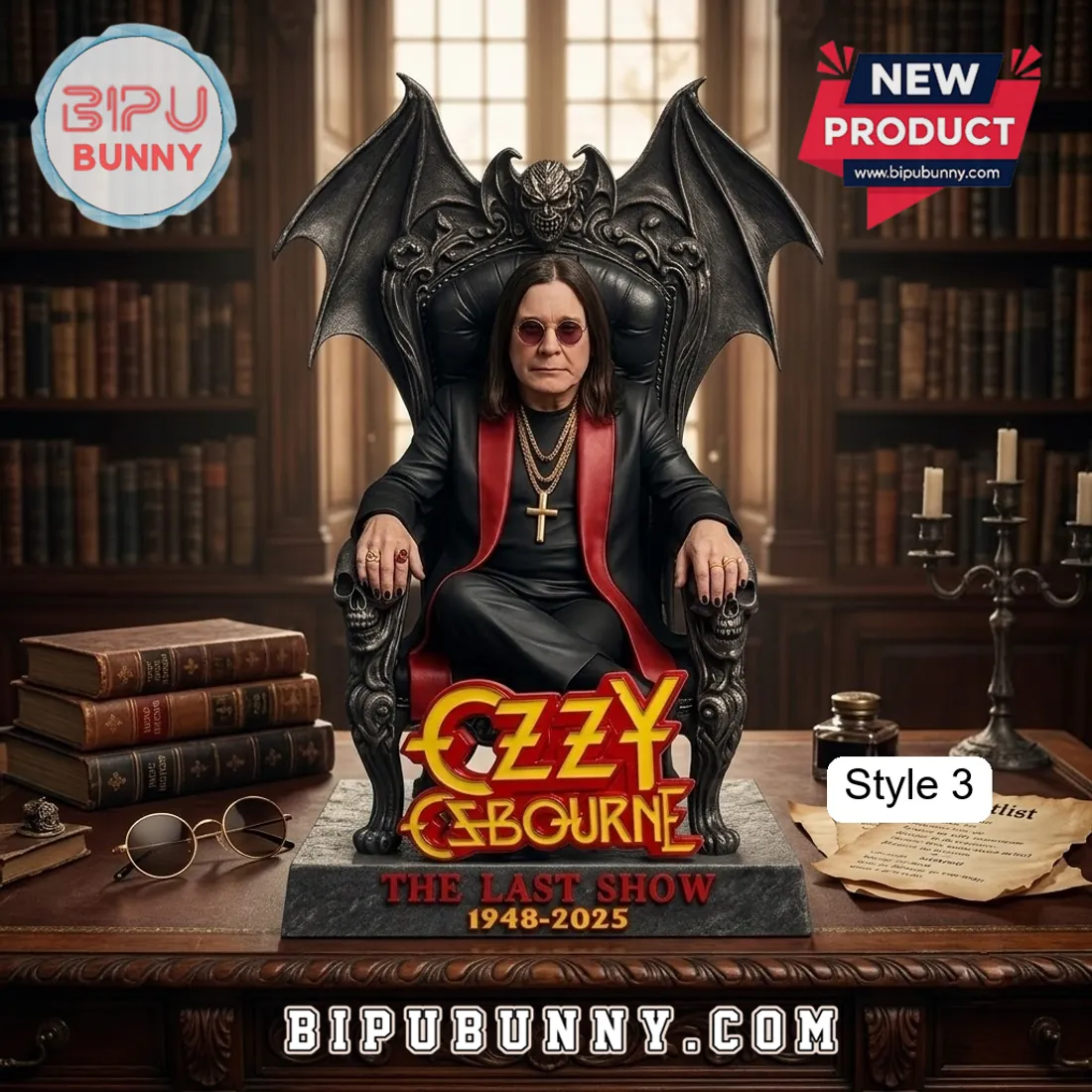 Ozzy Osbourne Sculpted Resin Statue Limited Edition Ozzy Osbourne Sculpted Resin Statue Limited Edition