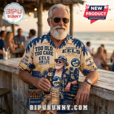 Parramatta Eels NRL Mascot Hawaiian Shirt