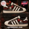 Pennywise It Horror Movie Casual Sneakers featuring clown graphics, red balloons, and the quote You'll Float Too.