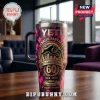 Penrith Panthers 60th Anniversary Tie-Dye Stanley Tumbler featuring pink and black tie-dye print, team logo, and text.