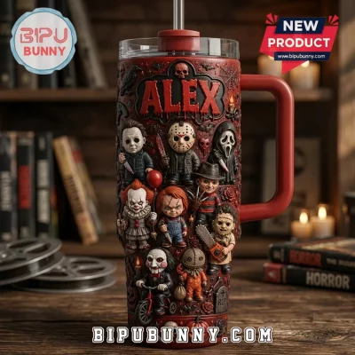 Personalized Horror Movie Characters 40oz Tumbler