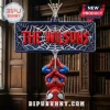 Personalized Spider-Man Web Acrylic Ornament featuring a red and blue superhero hanging from a custom nameplate sign.