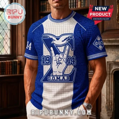Phi Beta Sigma 1914 Blue White Shirt