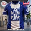 Phi Beta Sigma 1914 Blue White Shirt featuring a dove, a hand gesture, G.O.M.A.B text, and intricate ornate pattern details.