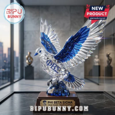 Phi Beta Sigma Fraternity Dove Sculpted Acrylic Plaque