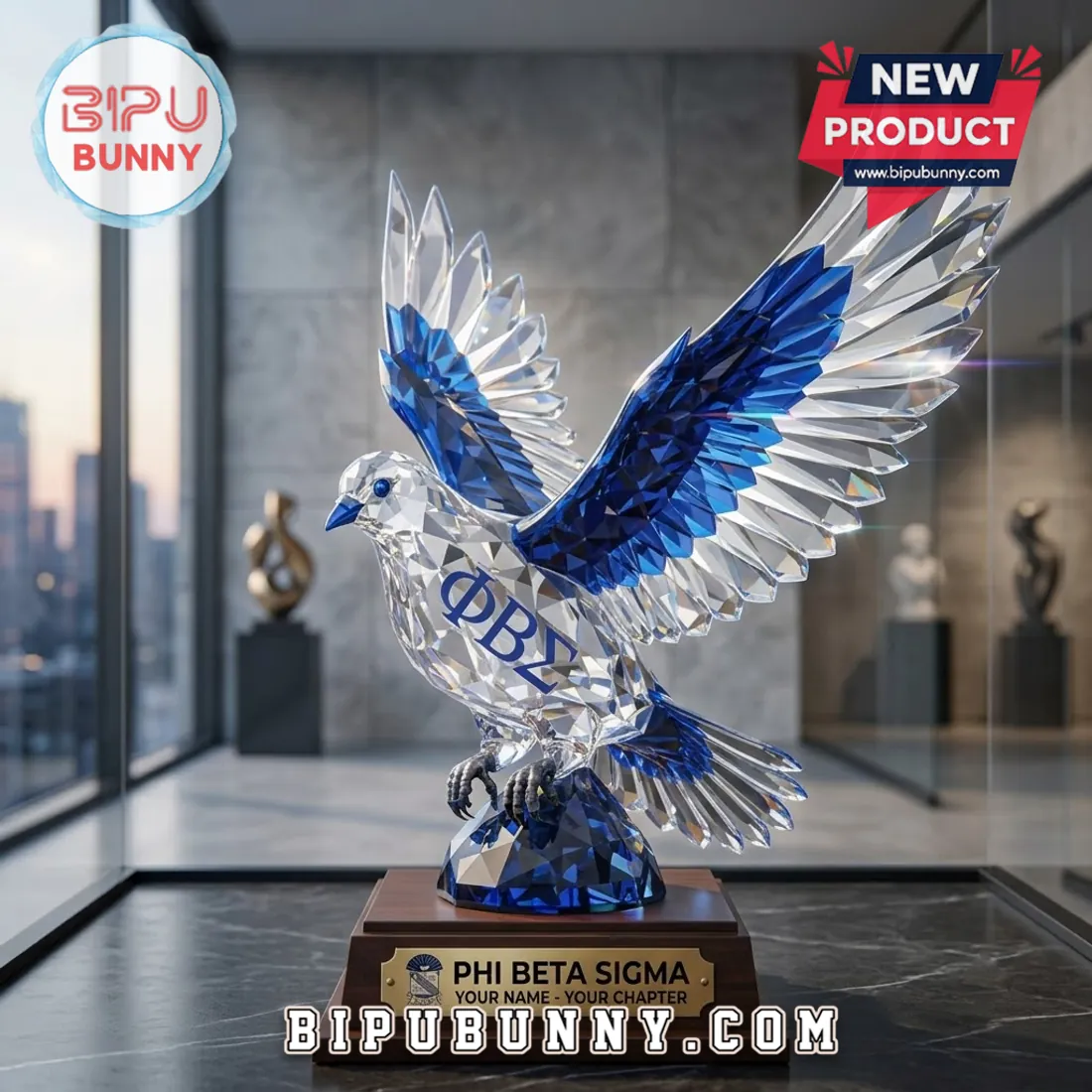 Phi Beta Sigma Fraternity Dove Sculpted Acrylic Plaque Phi Beta Sigma Fraternity Dove Sculpted Acrylic Plaque