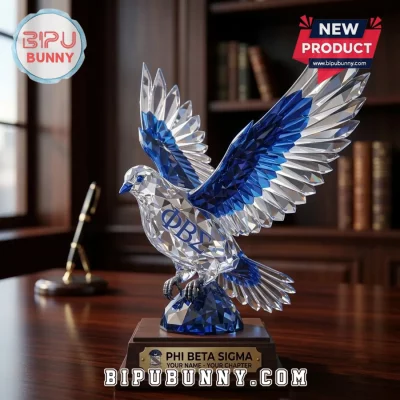 Phi Beta Sigma Fraternity Dove Sculpted Acrylic Plaque