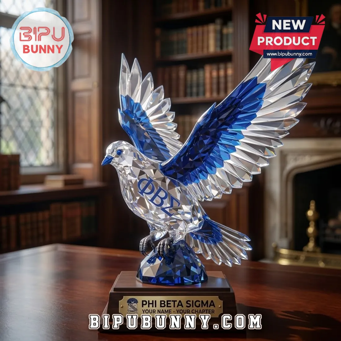 Phi Beta Sigma Fraternity Dove Sculpted Acrylic Plaque Phi Beta Sigma Fraternity Dove Sculpted Acrylic Plaque