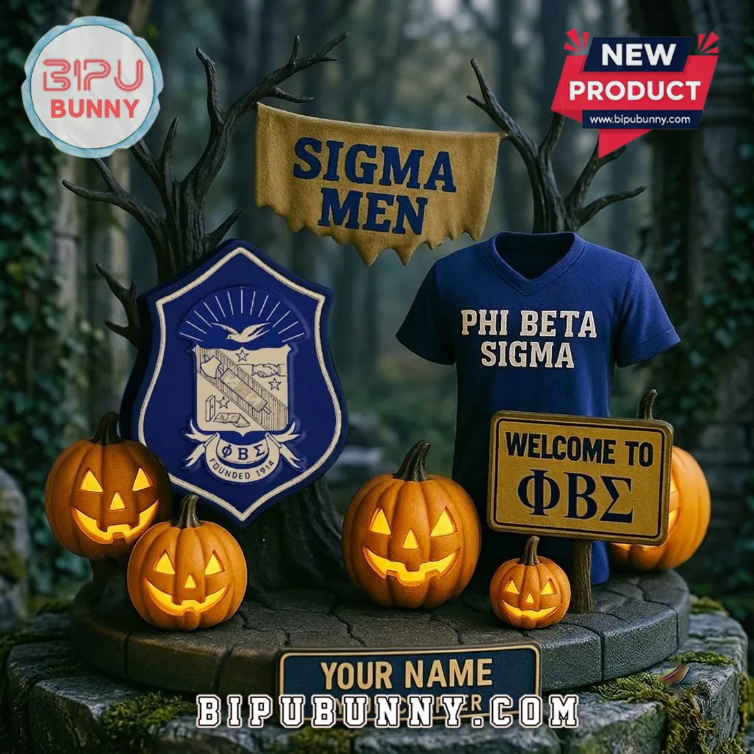 Phi Beta Sigma Halloween 2026 Acrylic Plaque Phi Beta Sigma Halloween 2026 Acrylic Plaque
