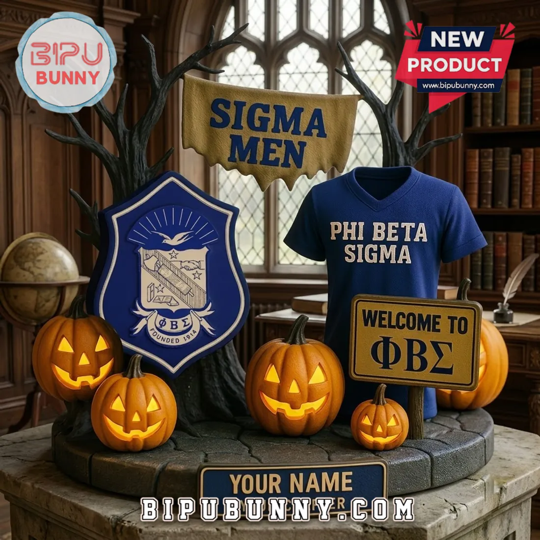 Phi Beta Sigma Halloween 2026 Acrylic Plaque Phi Beta Sigma Halloween 2026 Acrylic Plaque