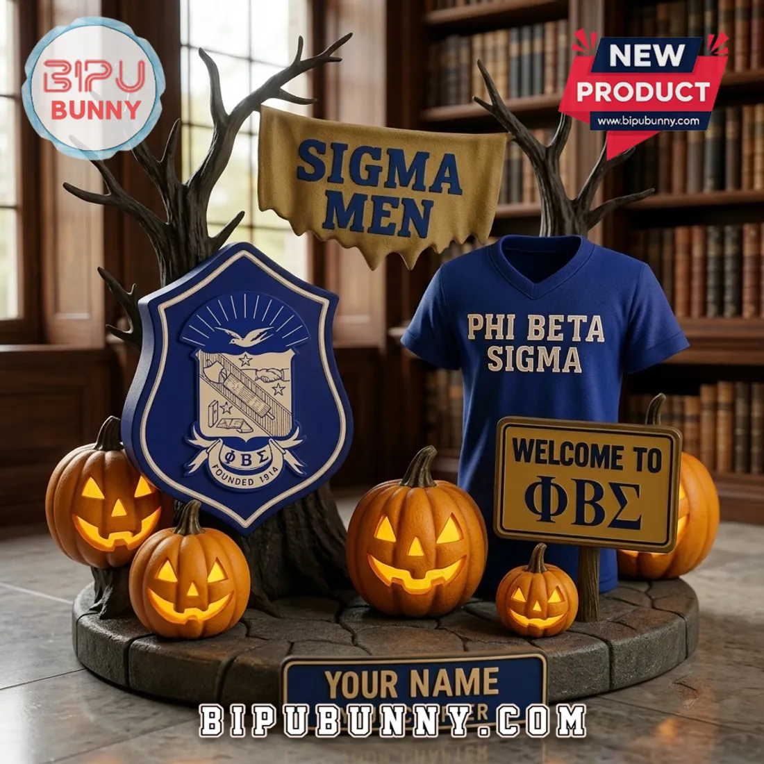 Phi Beta Sigma Halloween 2026 Acrylic Plaque Phi Beta Sigma Halloween 2026 Acrylic Plaque