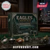 Philadelphia Eagles Christmas Ornament Advent Calendar 2026 box with team-themed ornaments displayed on a table.