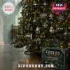Philadelphia Eagles Christmas Ornament Advent Calendar 2026 hanging on a decorated tree with team logo and player motifs.