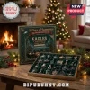 Philadelphia Eagles Christmas Ornament Advent Calendar 2026 with 24 individual miniature team-themed holiday decorations.
