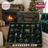 Philadelphia Eagles Christmas Ornament Advent Calendar 2026 featuring 24 team-themed mini decorations in a green box.