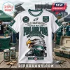Philadelphia Eagles Old Bastards Vintage Custom Shirt featuring an eagle graphic, team colors, and text on a white base.