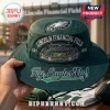 Philadelphia Eagles Stadium Embroidered Boonie Hat in dark green with team logo and Lincoln Financial Field embroidery.