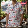 Philadelphia Teams America 250th Anniversary Patriotic Hawaiian shirt featuring red, white, and blue sports logos.