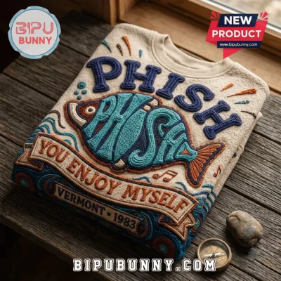 Phish Vermont 1983 Embroidered Ugly Sweater